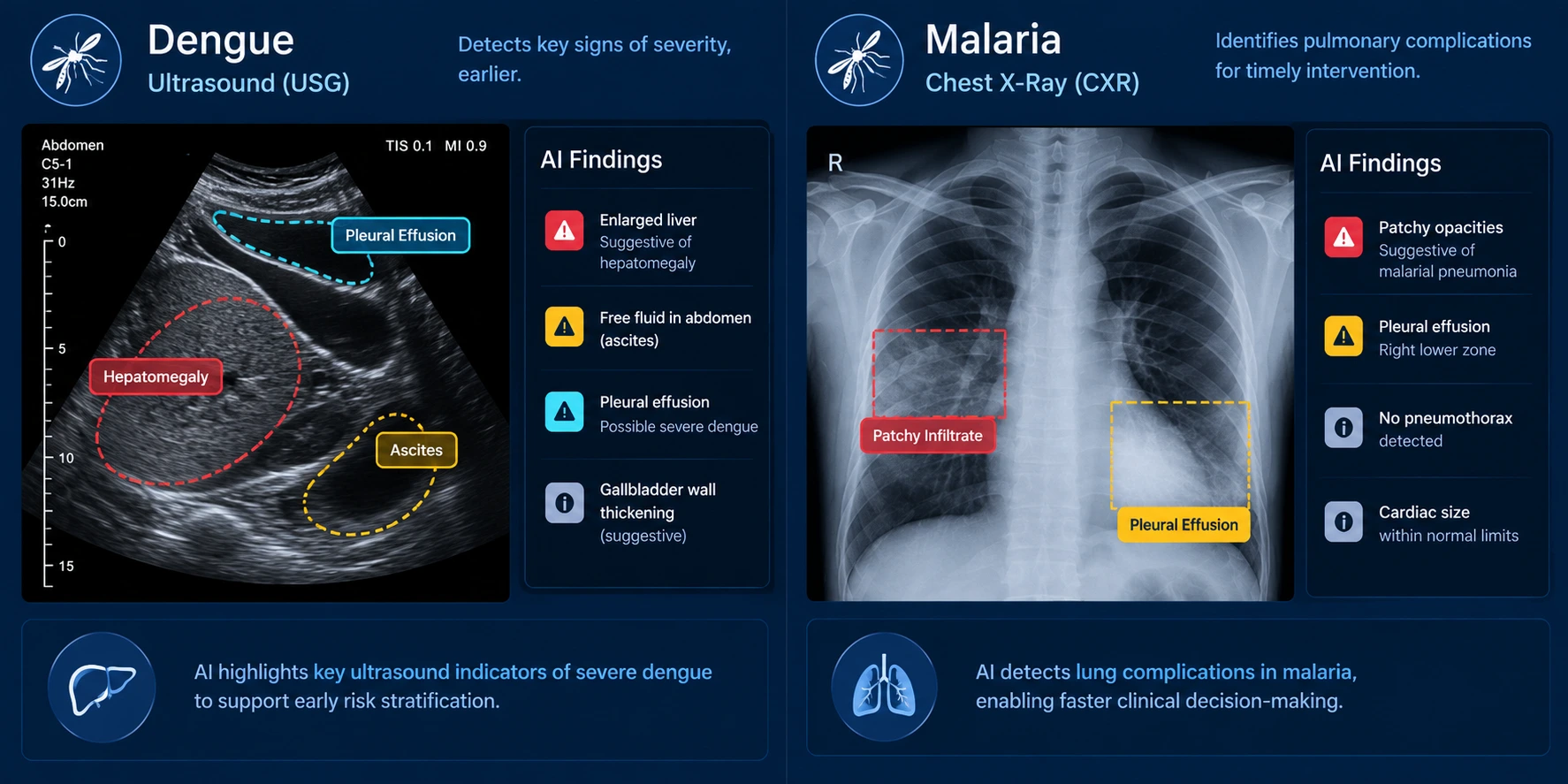 Infectious disease clinical workflow illustration