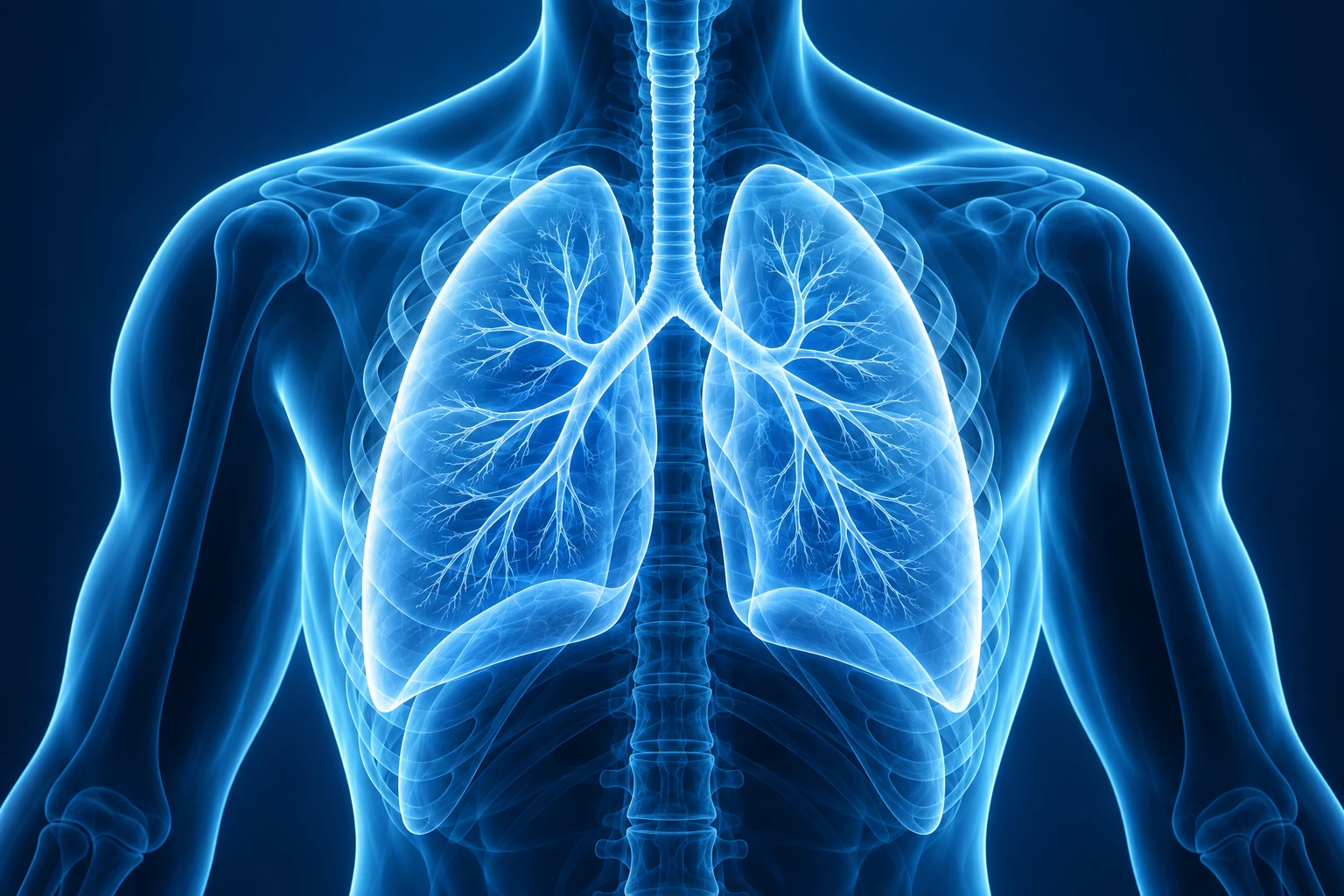Thoracic intelligence conceptual clinical illustration